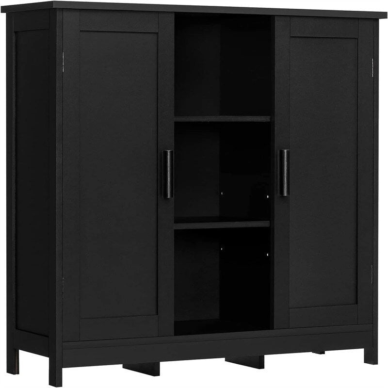 Armoire de rangement à 2 portes et 4 étagères - 11,8 cm (P) x 35,4 cm (L) x 31,7 cm (H)