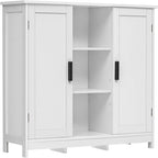 Armoire de rangement à 2 portes et 4 étagères - 11,8 cm (P) x 35,4 cm (L) x 31,7 cm (H)