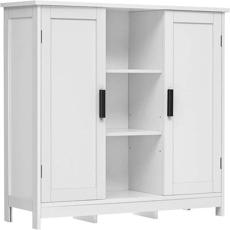 Armoire de rangement à 2 portes et 4 étagères - 11,8 cm (P) x 35,4 cm (L) x 31,7 cm (H)