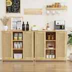 Armoire de rangement à 2 portes et 4 étagères - 11,8 cm (P) x 35,4 cm (L) x 31,7 cm (H)