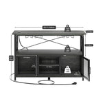Meuble bar à vin Moasis 55, style industriel - 55,1 cm (L) x 15,7 cm (l) x 33,4 cm (H)