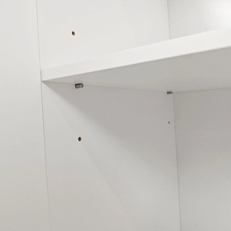 Buffet/meuble de rangement à 4 portes avec moulures en creux