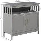 Buffet/meuble de rangement - 39,25 po P x 17 po L x 31,5 po H