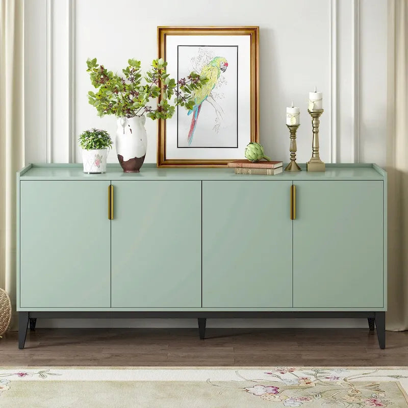 Buffet de rangement en bois à 4 portes