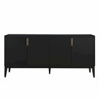 Buffet de rangement en bois à 4 portes