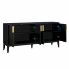 Buffet de rangement en bois à 4 portes
