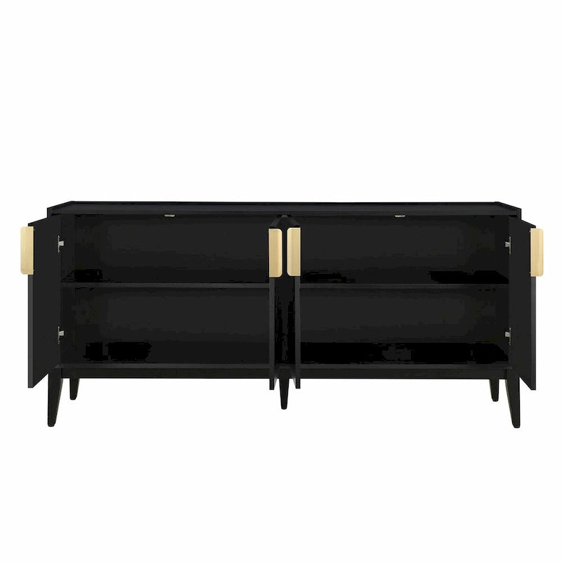 Buffet de rangement en bois à 4 portes