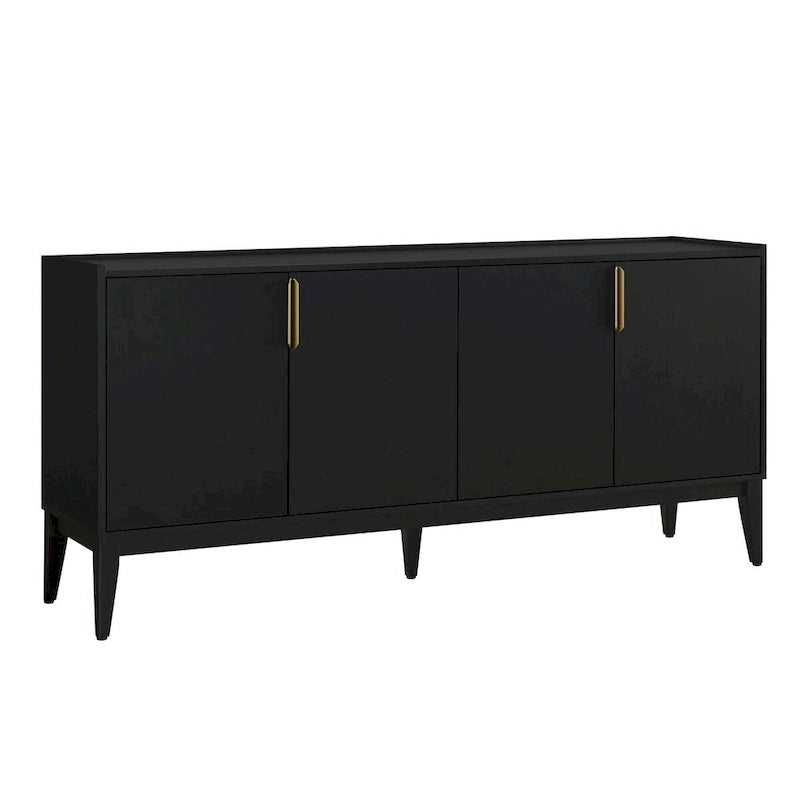 Buffet de rangement en bois à 4 portes