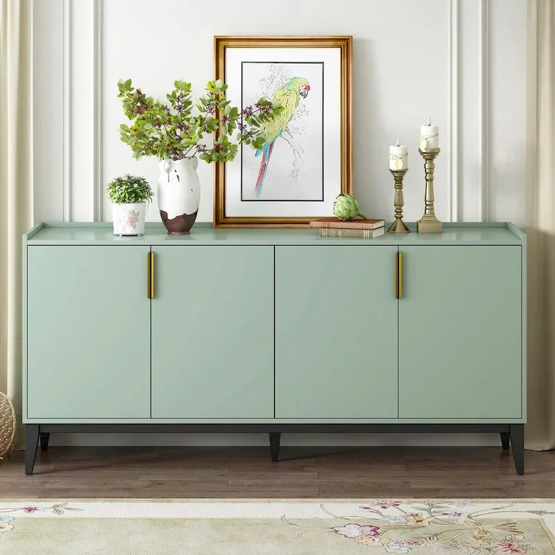 Buffet de rangement en bois à 4 portes
