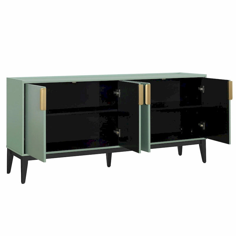 Buffet de rangement en bois à 4 portes