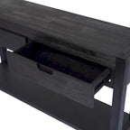 Console d'entrée/de salon avec 2 tiroirs et 1 étagère