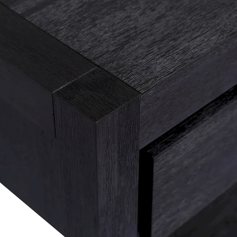 Console d'entrée/de salon avec 2 tiroirs et 1 étagère