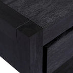 Console d'entrée/de salon avec 2 tiroirs et 1 étagère