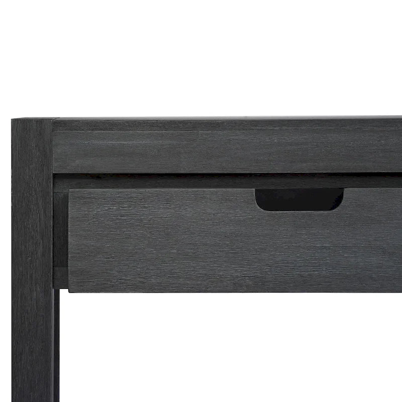 Console d'entrée/de salon avec 2 tiroirs et 1 étagère