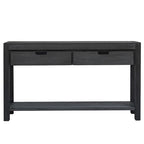 Console d'entrée/de salon avec 2 tiroirs et 1 étagère