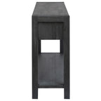 Console d'entrée/de salon avec 2 tiroirs et 1 étagère