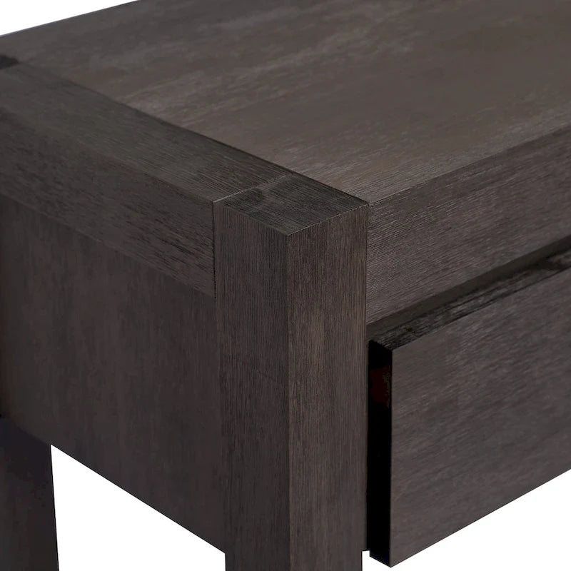 Console d'entrée/de salon avec 2 tiroirs et 1 étagère