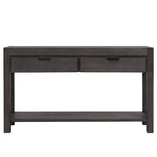 Console d'entrée/de salon avec 2 tiroirs et 1 étagère