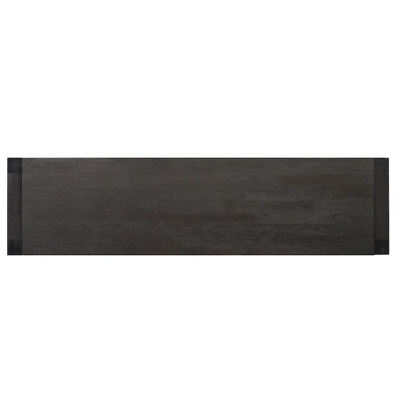 Console d'entrée/de salon avec 2 tiroirs et 1 étagère