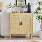Buffet de cuisine GEITIN avec portes décoratives en rotin