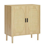 Buffet de cuisine GEITIN avec portes décoratives en rotin