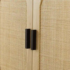 Buffet de cuisine GEITIN avec portes décoratives en rotin