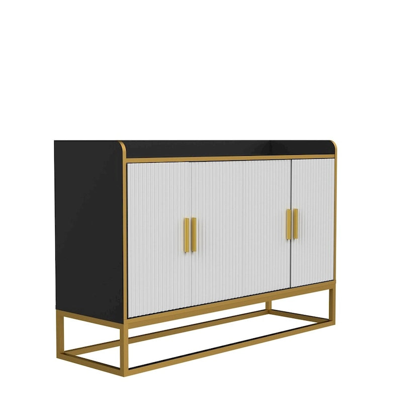 Buffet de cuisine moderne avec pieds en métal