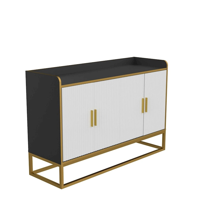 Buffet de cuisine moderne avec pieds en métal