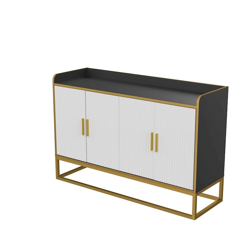 Buffet de cuisine moderne avec pieds en métal