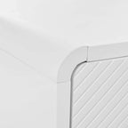 Buffet/vaisselier minimaliste de 60 pouces avec 4 portes