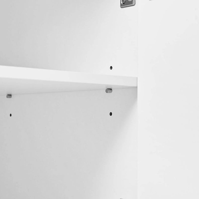 Buffet/vaisselier minimaliste de 60 pouces avec 4 portes