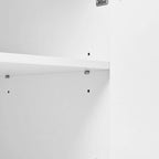 Buffet/vaisselier minimaliste de 60 pouces avec 4 portes