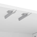 Buffet/vaisselier minimaliste de 60 pouces avec 4 portes