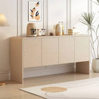 Buffet/vaisselier minimaliste de 60 pouces avec 4 portes