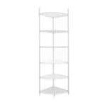 Étagère d'angle à 6 niveaux, réglable, en fil métallique