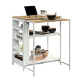 Kitchen Island Baltic Oak/white