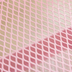 Chariot de rangement à 3 niveaux en métal rose avec roulettes - 31*14*18
