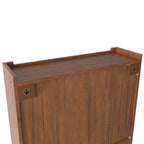 Armoire murale double porte vintage 24,8 cm avec porte vitrée