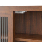 Armoire murale double porte vintage 24,8 cm avec porte vitrée