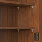 Armoire murale double porte vintage 24,8 cm avec porte vitrée