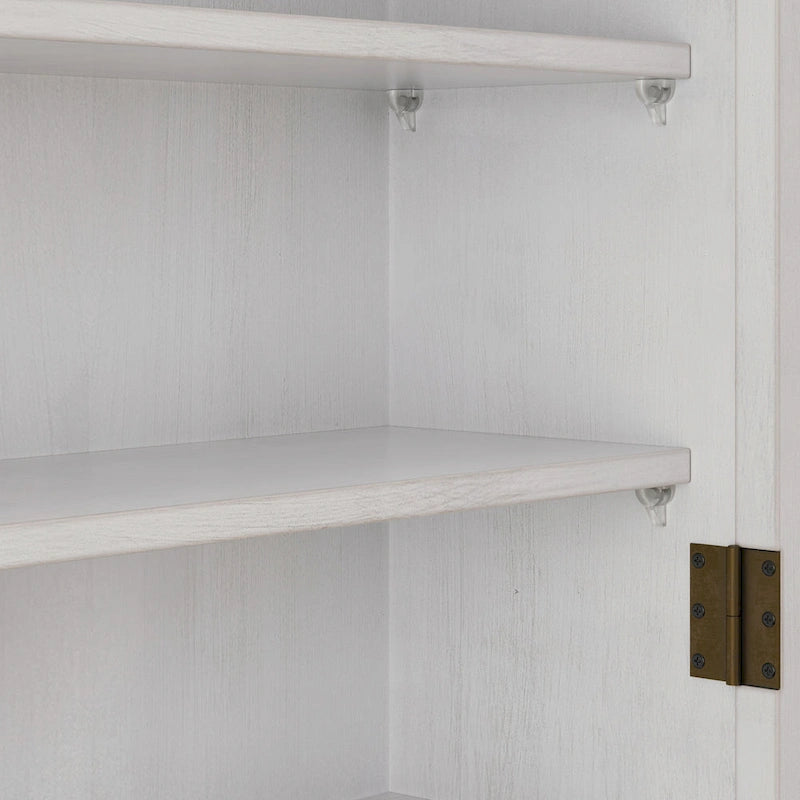 Armoire murale double porte vintage 24,8 cm avec porte vitrée