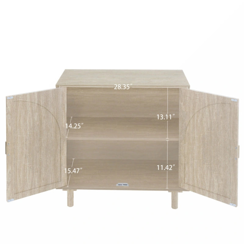 Armoire à 2 portes, idéale pour une chambre, un salon ou un bureau.