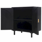 Armoire à 2 portes, idéale pour une chambre, un salon ou un bureau.