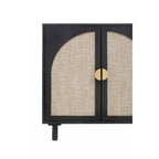 Armoire à 2 portes, idéale pour une chambre, un salon ou un bureau.