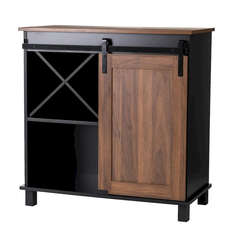 Buffet bar industriel moderne Glitzhome 32,25H