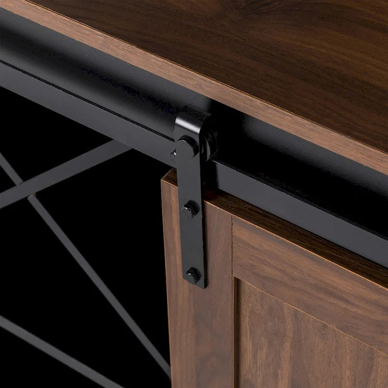 Buffet bar industriel moderne Glitzhome 32,25H