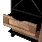 Buffet bar industriel moderne Glitzhome 32,25H