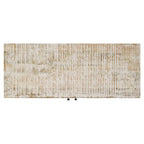 Meuble d'appoint Komomo blanc délavé à 1 étagère réglable