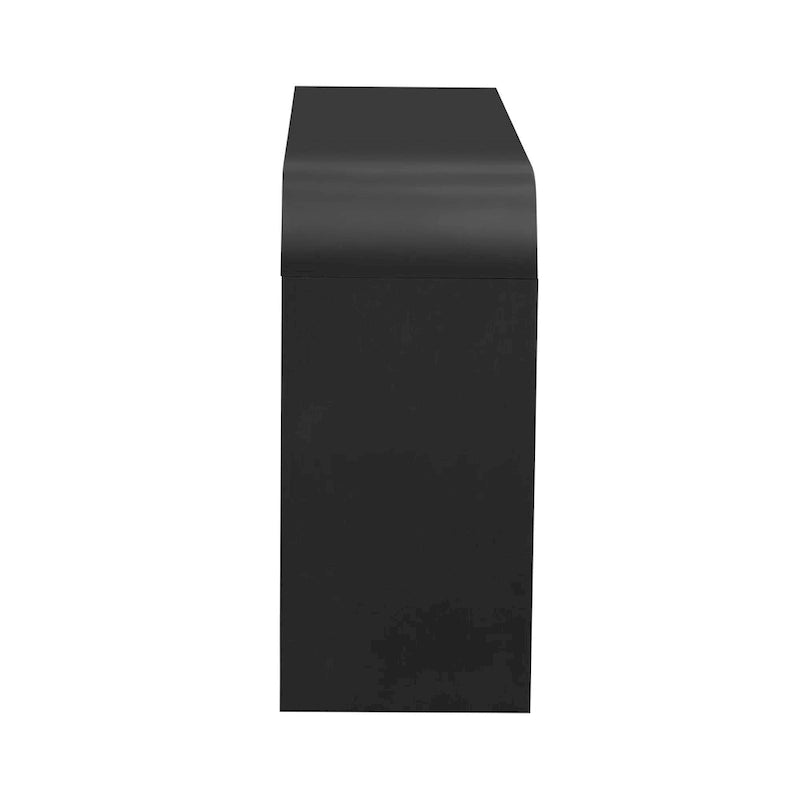 Buffet à rayures de 63 pouces avec étagères réglables