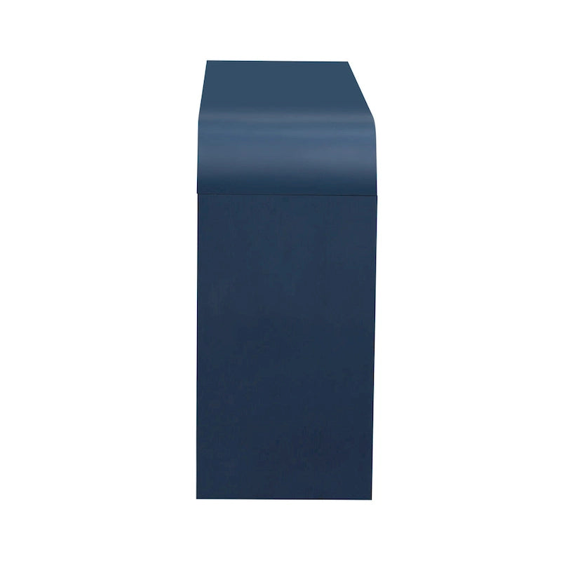 Buffet à rayures de 63 pouces avec étagères réglables